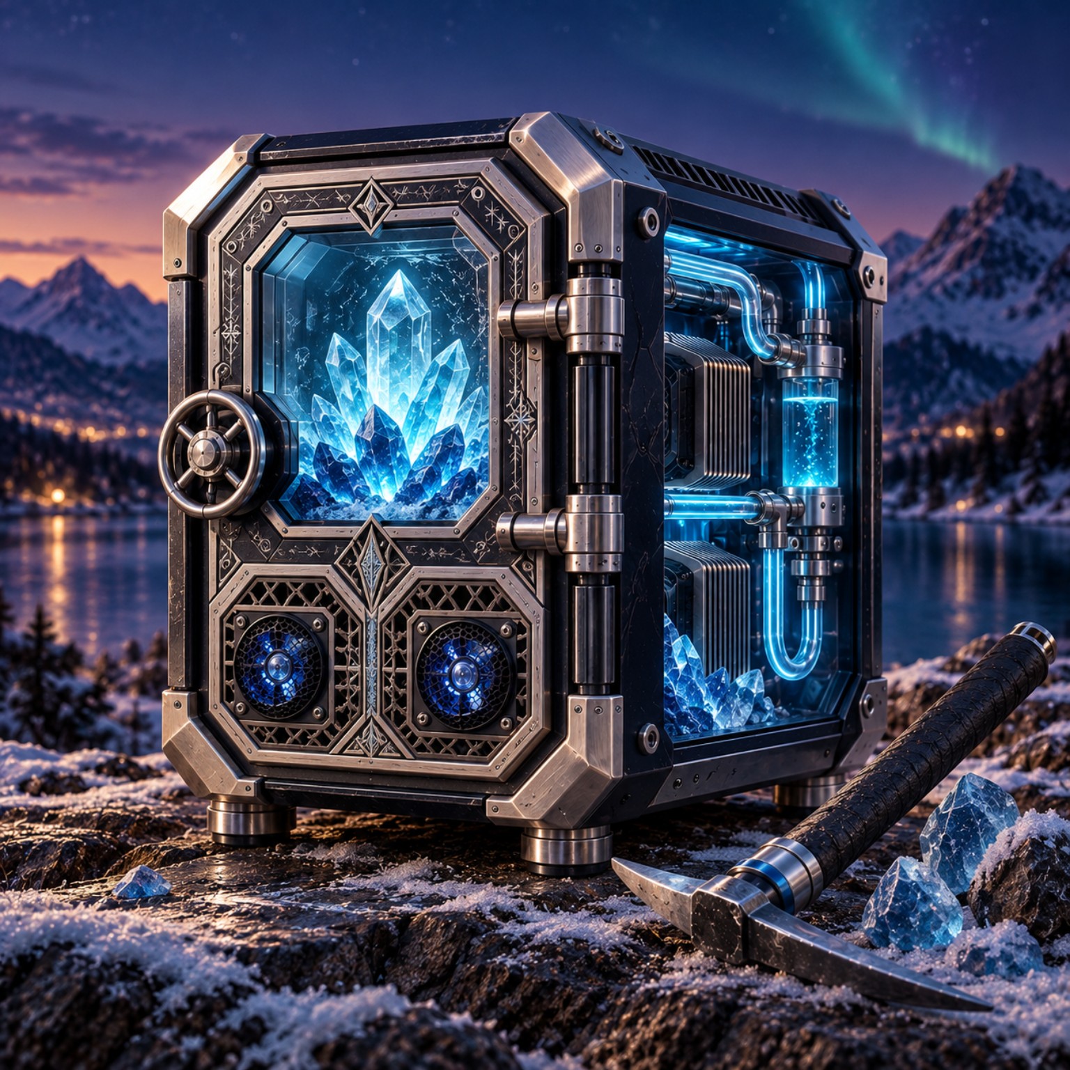 BTMINE Aurora Collection Bitcoin ASIC miner